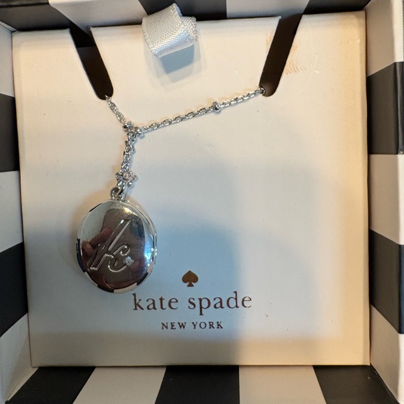 Kate Spade New York Women’s Initial “K” Locket Pendant Necklace - Picture 6 of 6